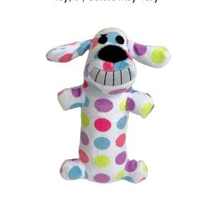 FINAL PRICE Polka Dot Loofa Dog Plush
